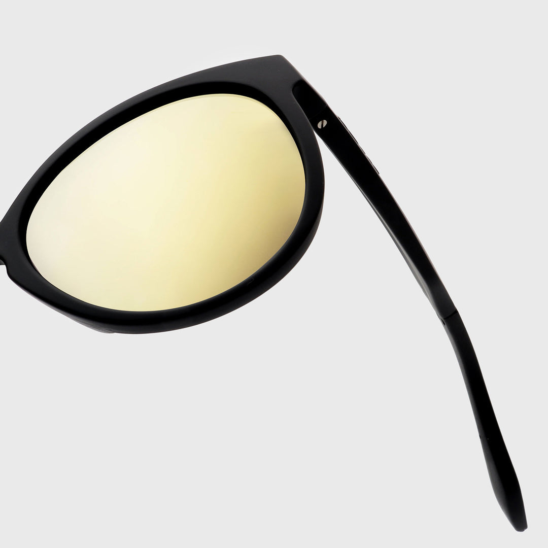 ACTIV - One T2B - Matte Black with Gold Mirror Lens