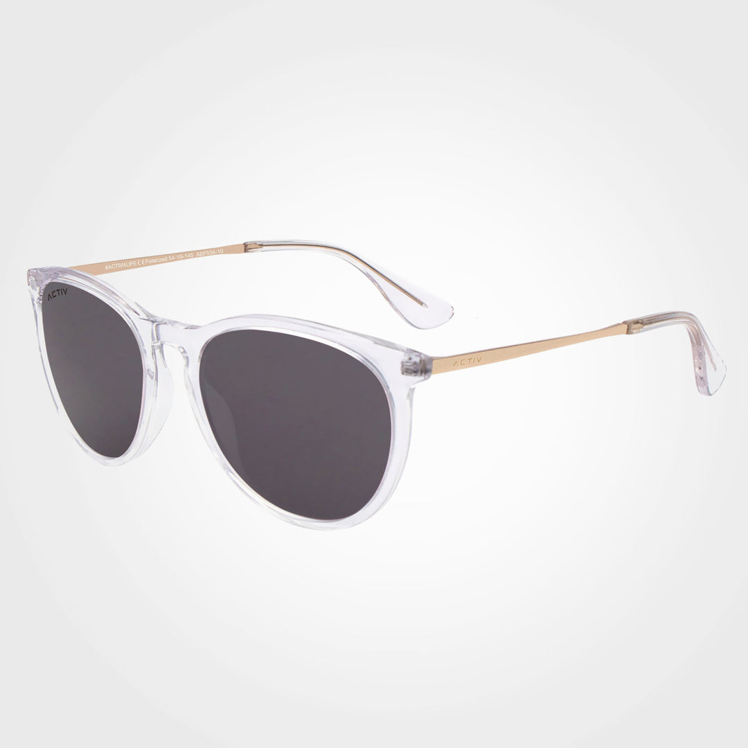 ACTIV - T2B Gloss Clear & Gold with Cool Grey Lens