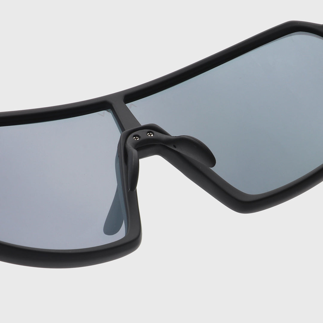 ACTIV - AERO - Matte Black with Pink Mirror Lens