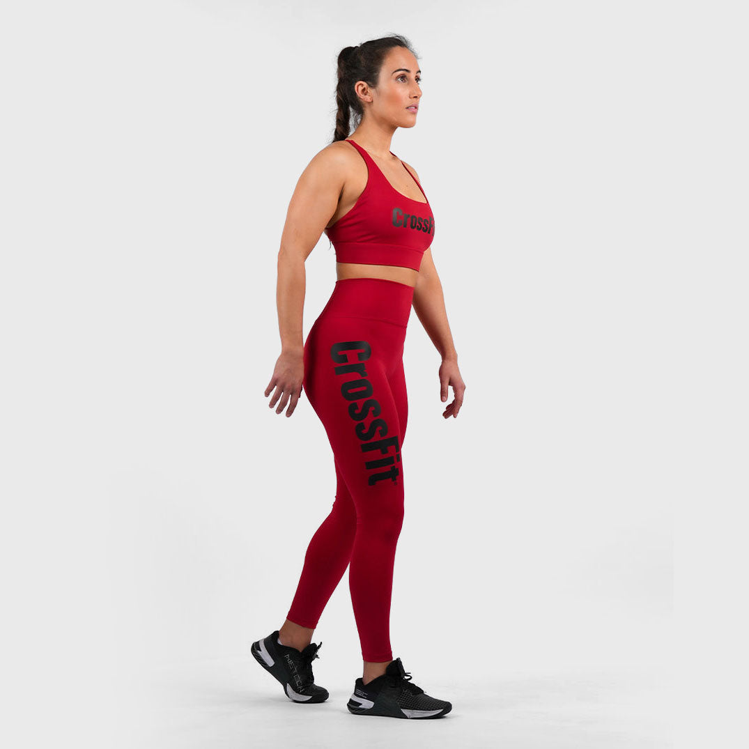 Northern Spirit - CrossFit® GALAXY WOMEN'S HIGH WAISTED TIGHT 27" - CARMINE