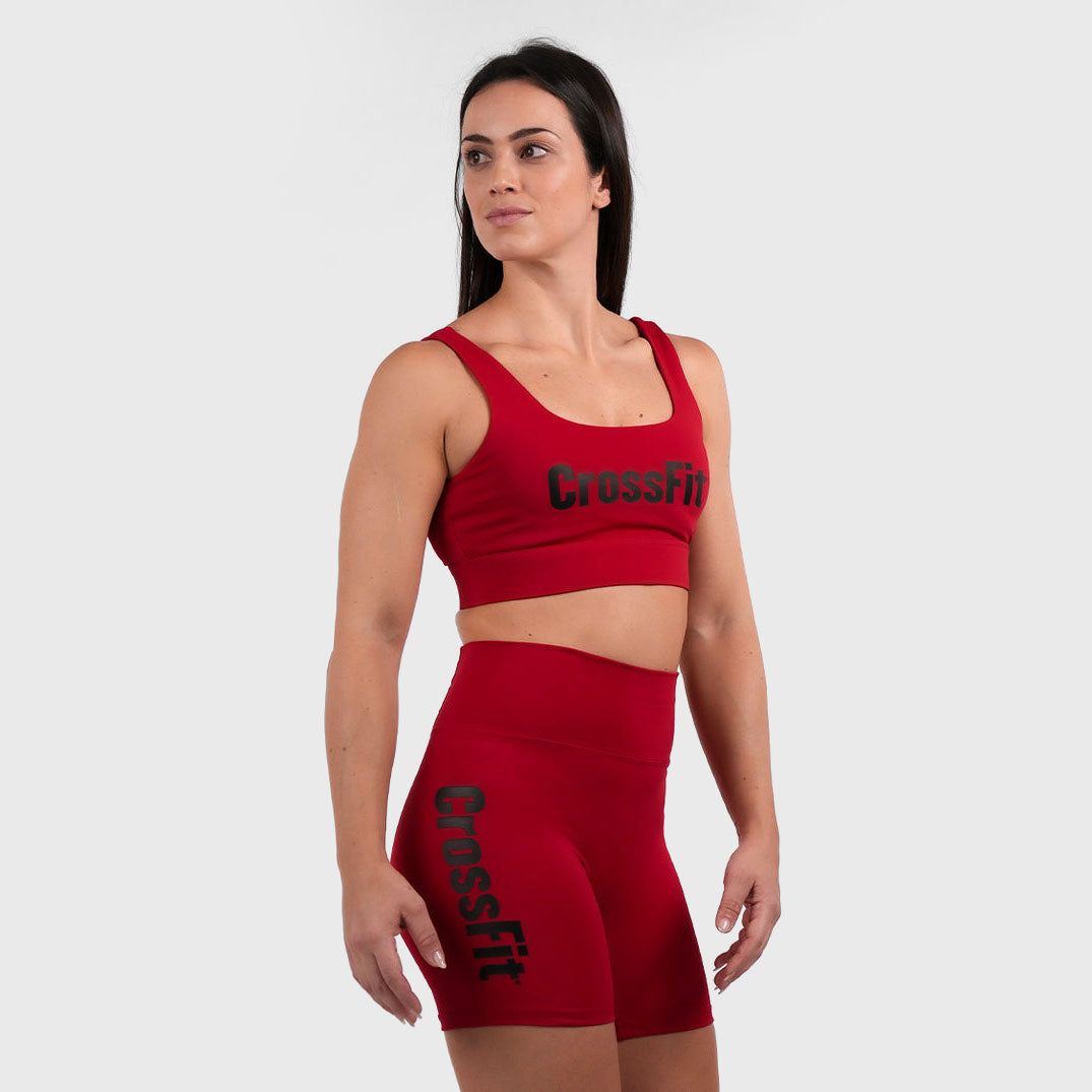 Northern Spirit - CROSSFIT® LAMBDI WOMEN CLASSIC SPORTS BRA MEDIUM SUPPORT - CARMINE