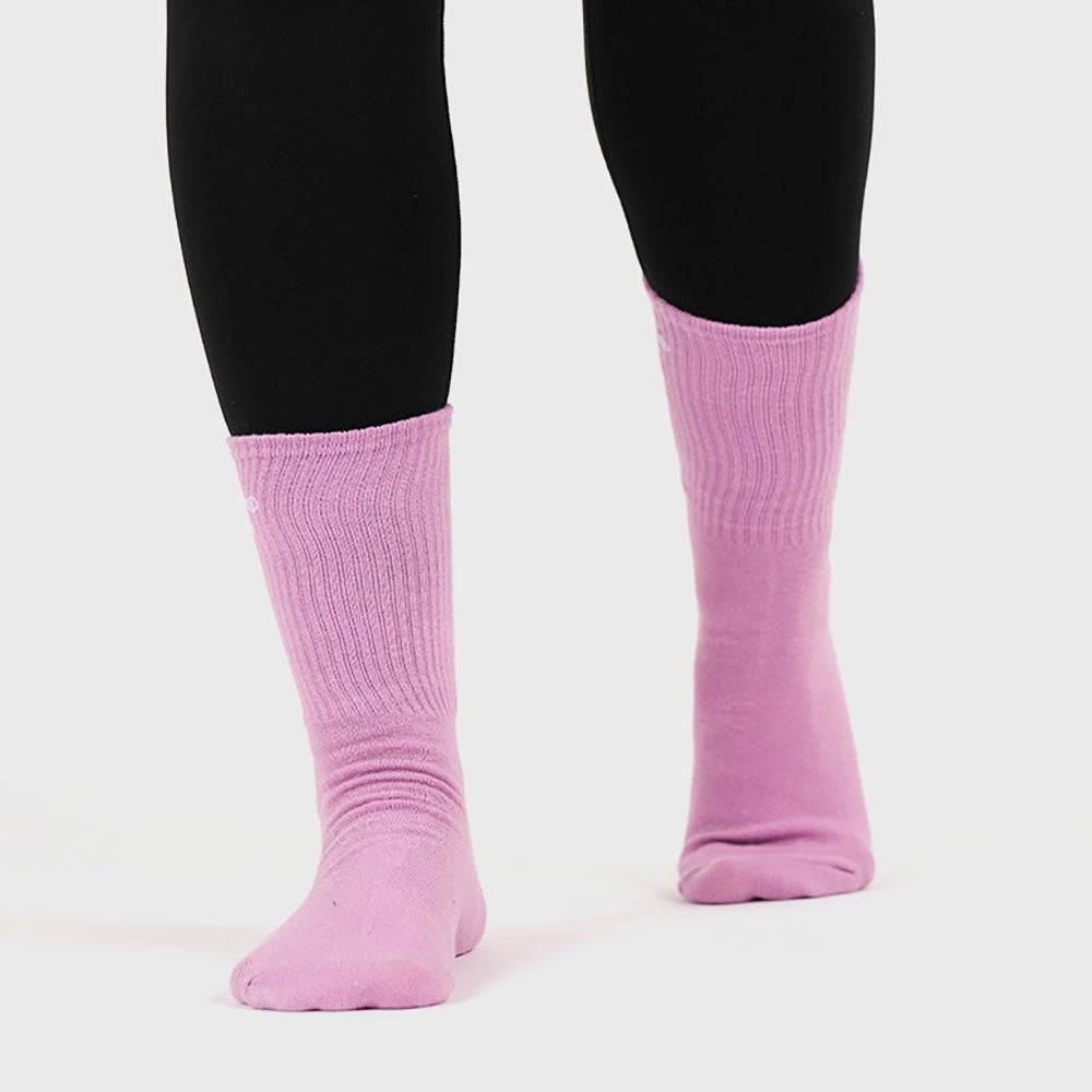 Northern Spirit - CROSSFIT® SOCKS MID-HEIGHT UNISEX SOCKS - ORCHID BLOOM