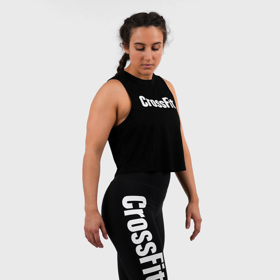 Northern Spirit - CROSSFIT® THAESIA WOMEN REGULAR FIT CROP TANK - INK