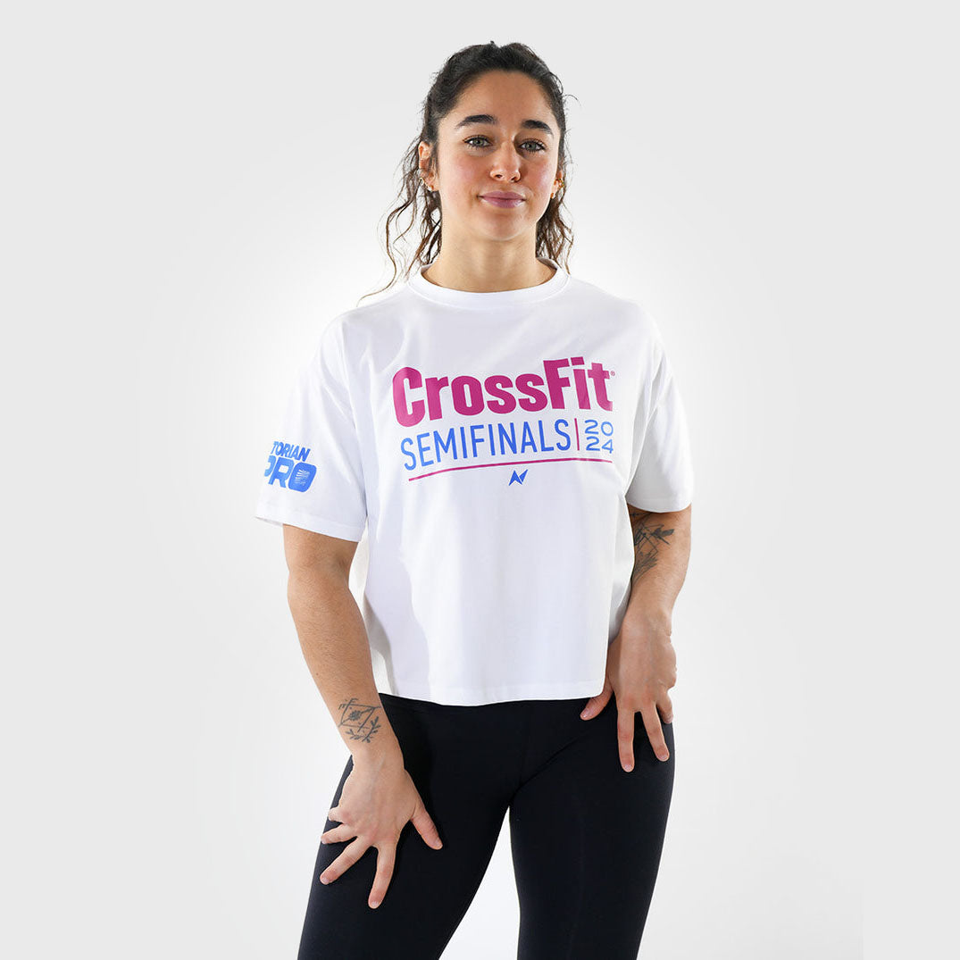 Northern Spirit - CrossFit® Women's Baggy Top Map - Torian Pro - ALABASTER