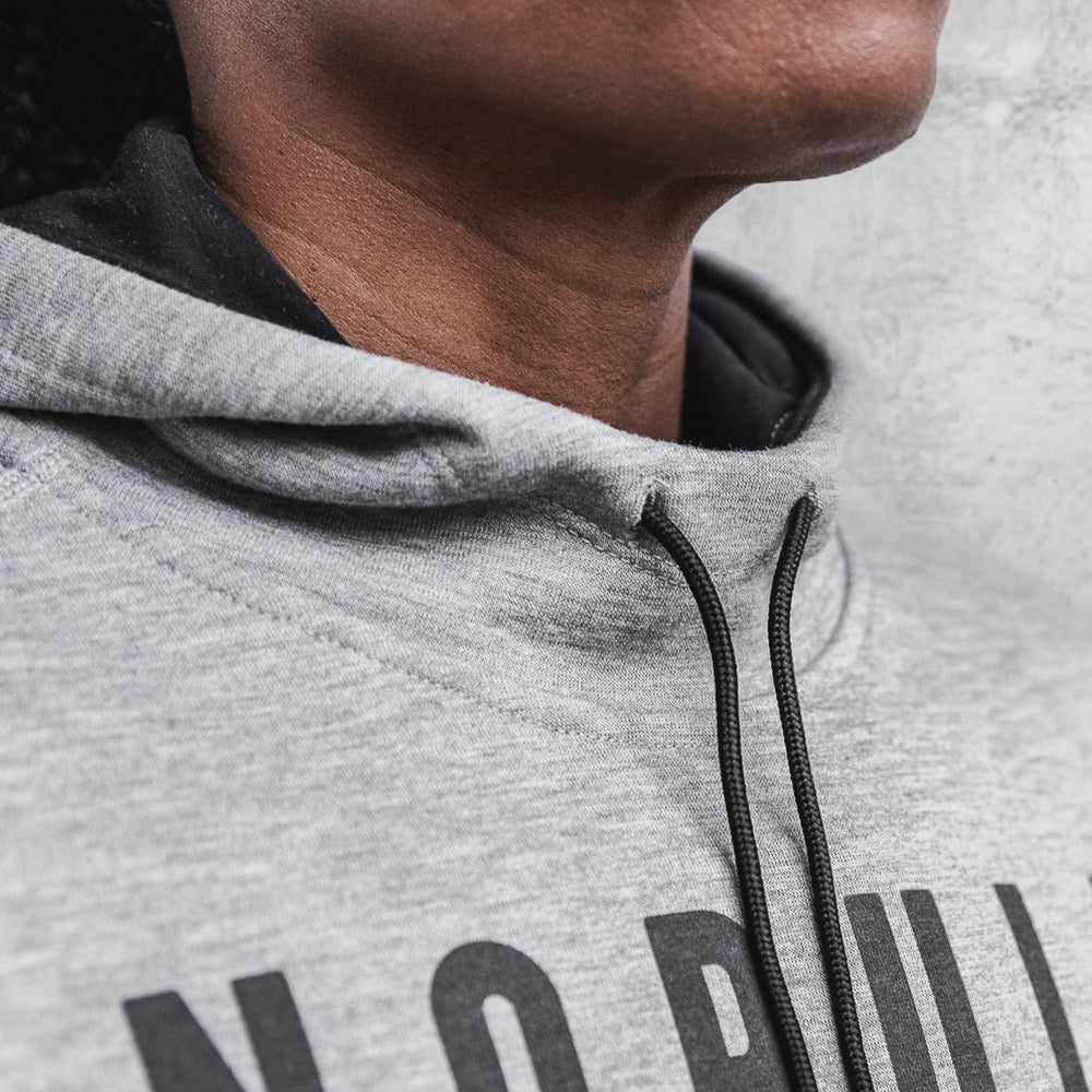 NOBULL - ﻿WOMEN'S NOBULL HOODIE - HEATHER GREY