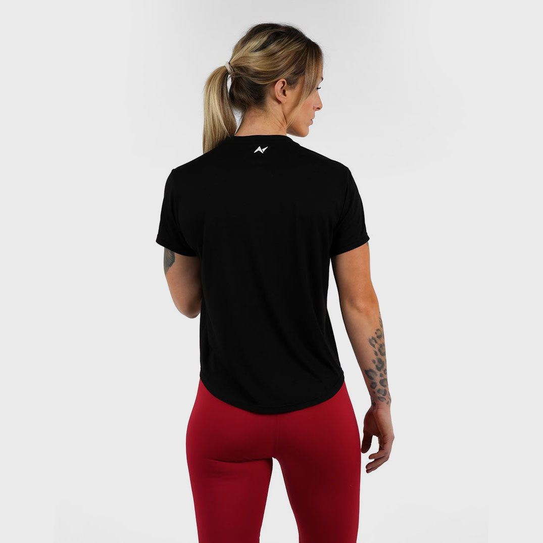 Northern Spirit - Epaulet Women Regular Fit T-Shirt - INK