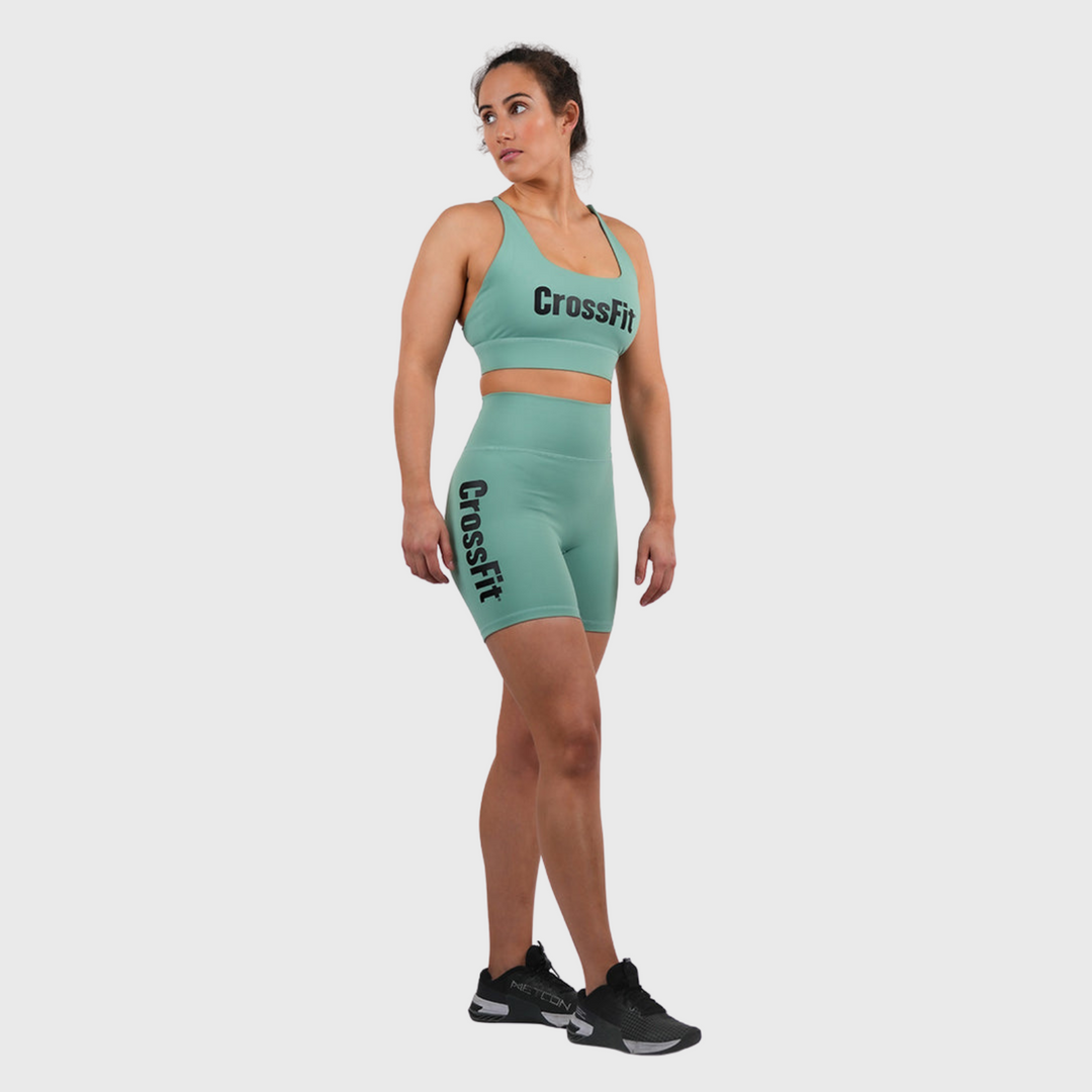 Northern Spirit - Cruiser CrossFit® Women's High Waisted Short 6-inch - SHALE GREEN