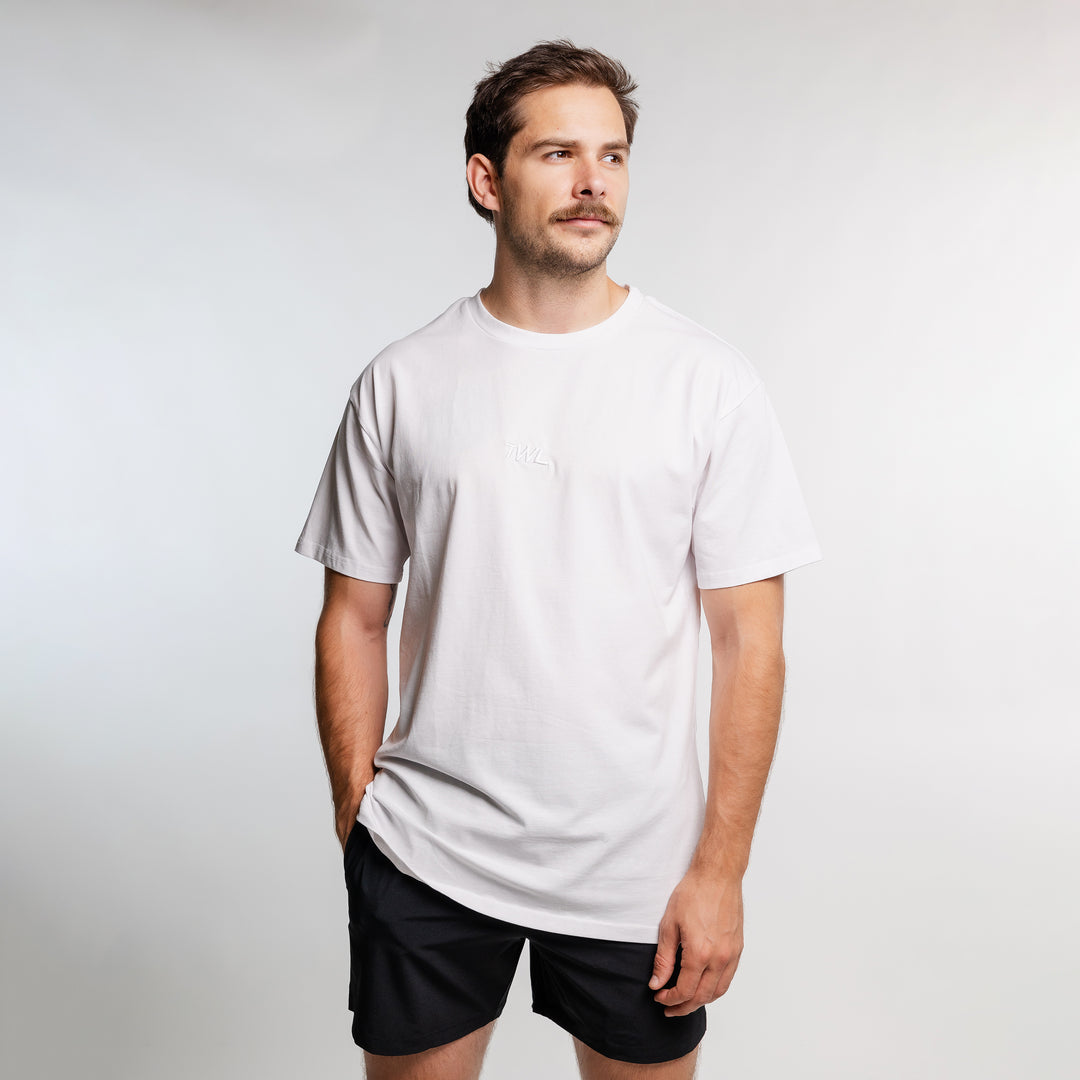 TWL - OVERSIZED T-SHIRT - ENDORPHINS - TRIPLE WHITE