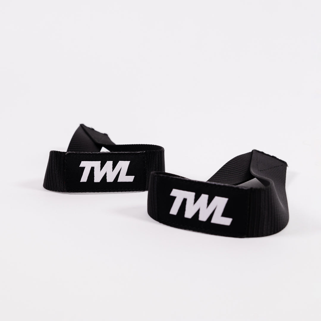 TWL - NYLON OLY LIFTING STRAPS - BLACK