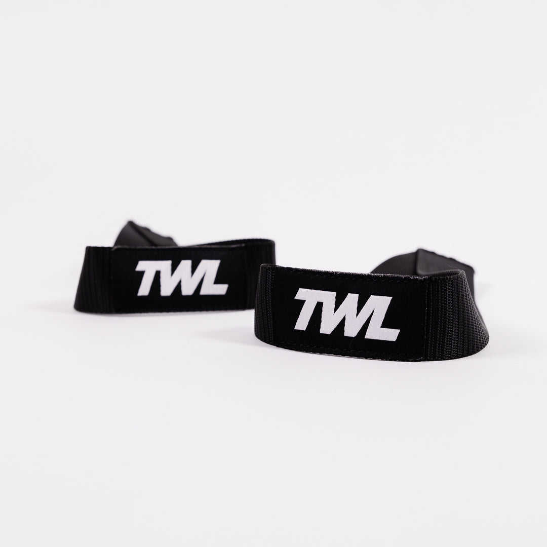 TWL - NYLON OLY LIFTING STRAPS - BLACK