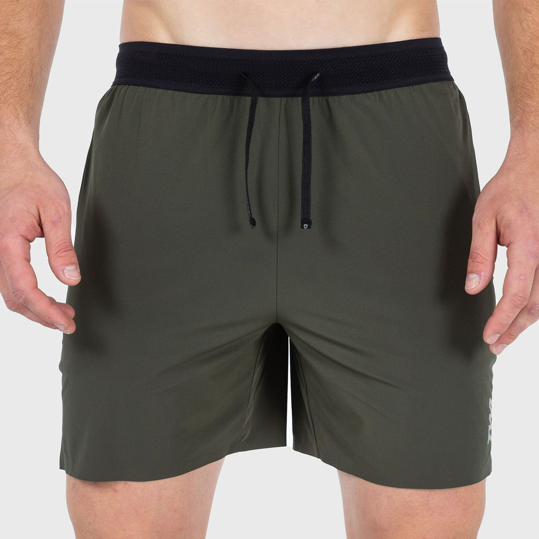 TWL - MEN'S BREEZE SHORTS - COMBAT GREEN/SILVER REFLECTIVE