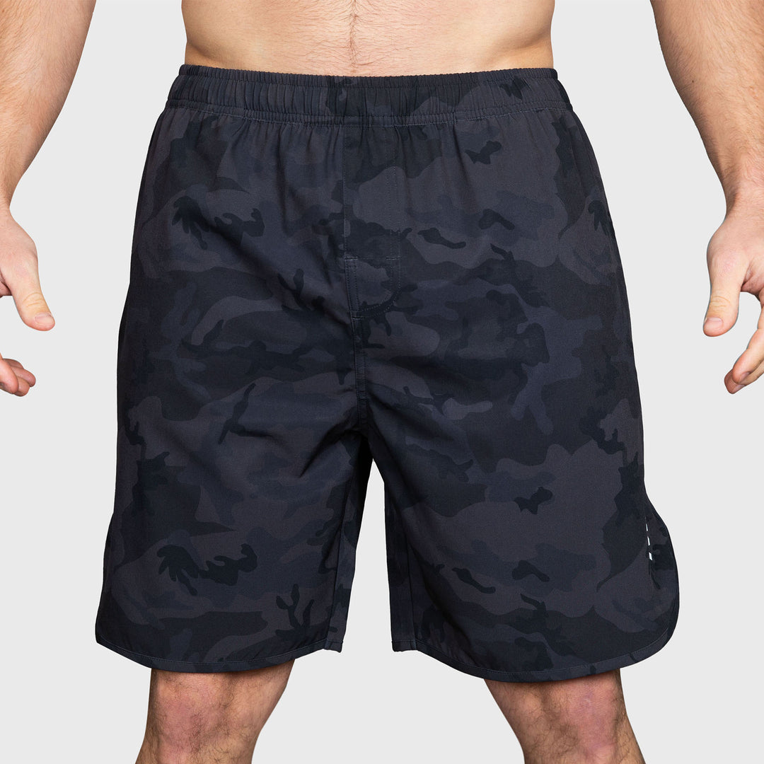 TWL - Men's Flex Shorts - Black Camo