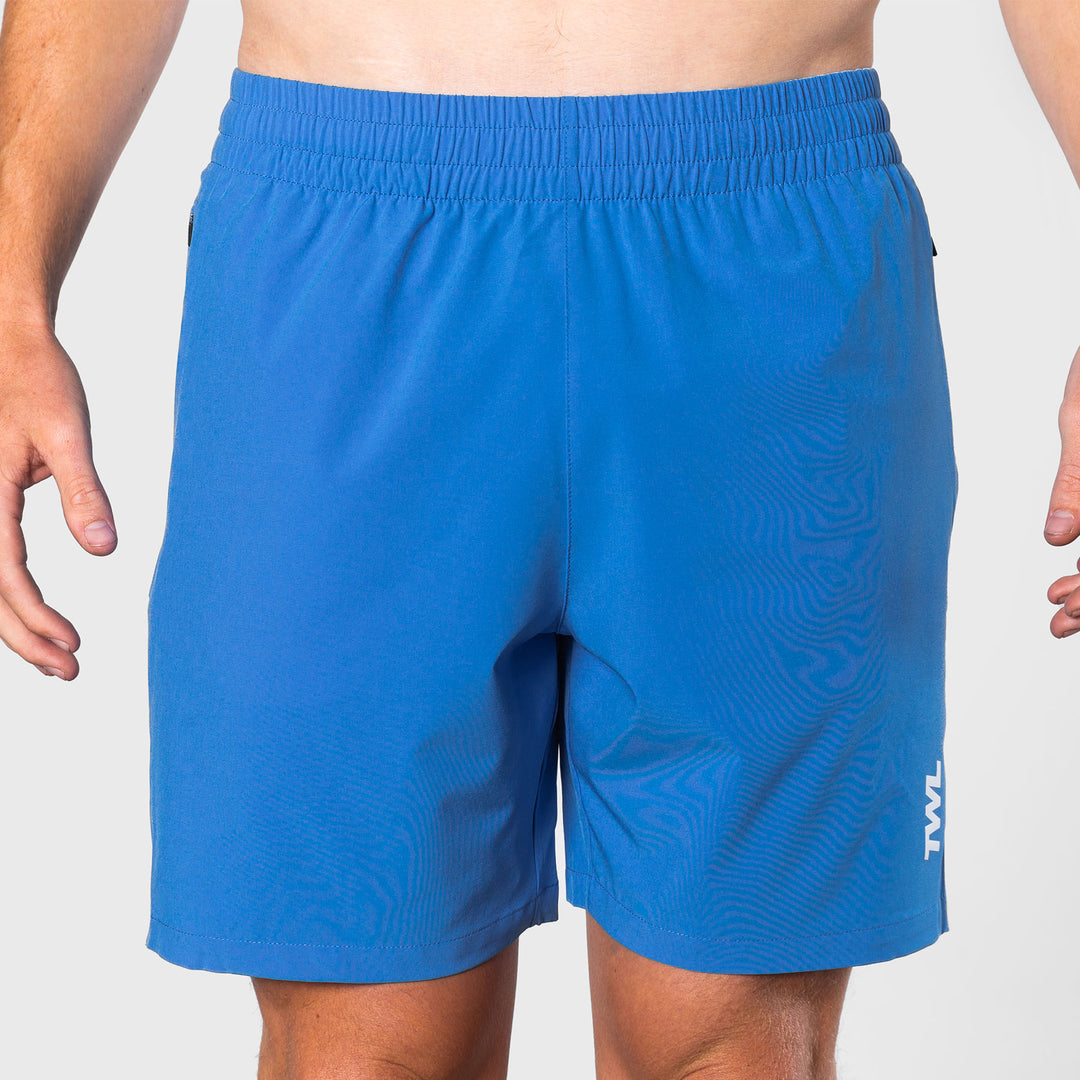 TWL - MEN'S REP SHORTS - COBALT/WHITE