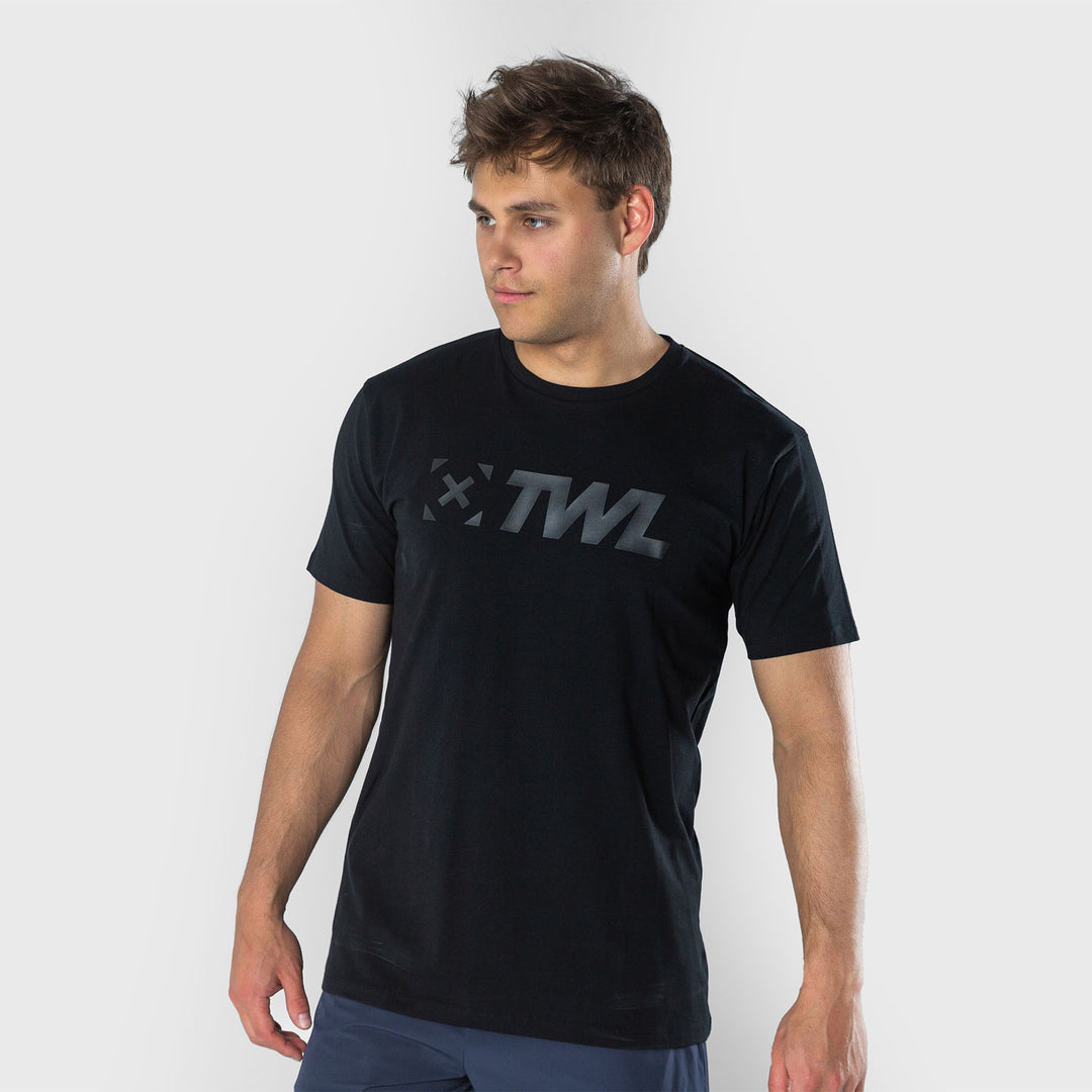 TWL - MEN'S EVERYDAY T-SHIRT - TRIPLE BLACK