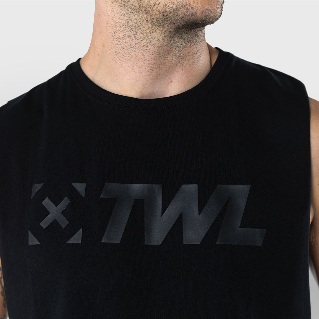 TWL - MEN'S EVERYDAY MUSCLE TANK - TRIPLE BLACK