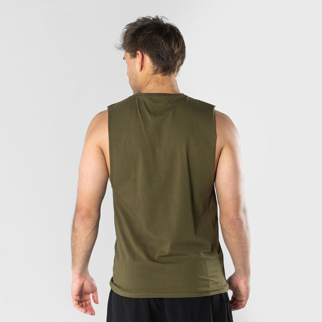 TWL - MEN'S EVERYDAY MUSCLE TANK SL - UNIFORM GREEN/BLACK