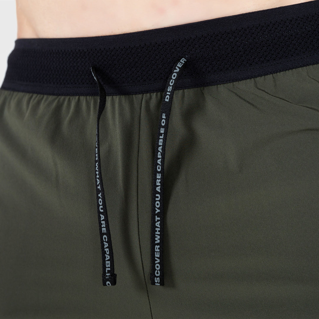 TWL - MEN'S BREEZE SHORTS - COMBAT GREEN/SILVER REFLECTIVE