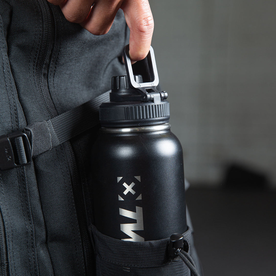 TWL - HYDRATE METAL WATER BOTTLE - 1 Litre - MATTE BLACK