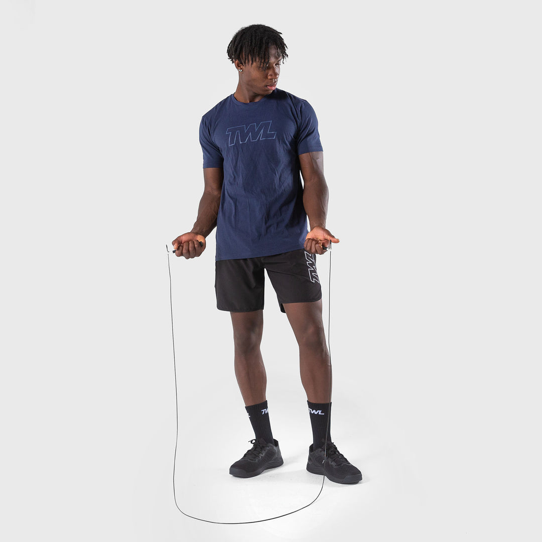 TWL - MEN'S EVERYDAY T-SHIRT - ATHLETE - MIDNIGHT NAVY