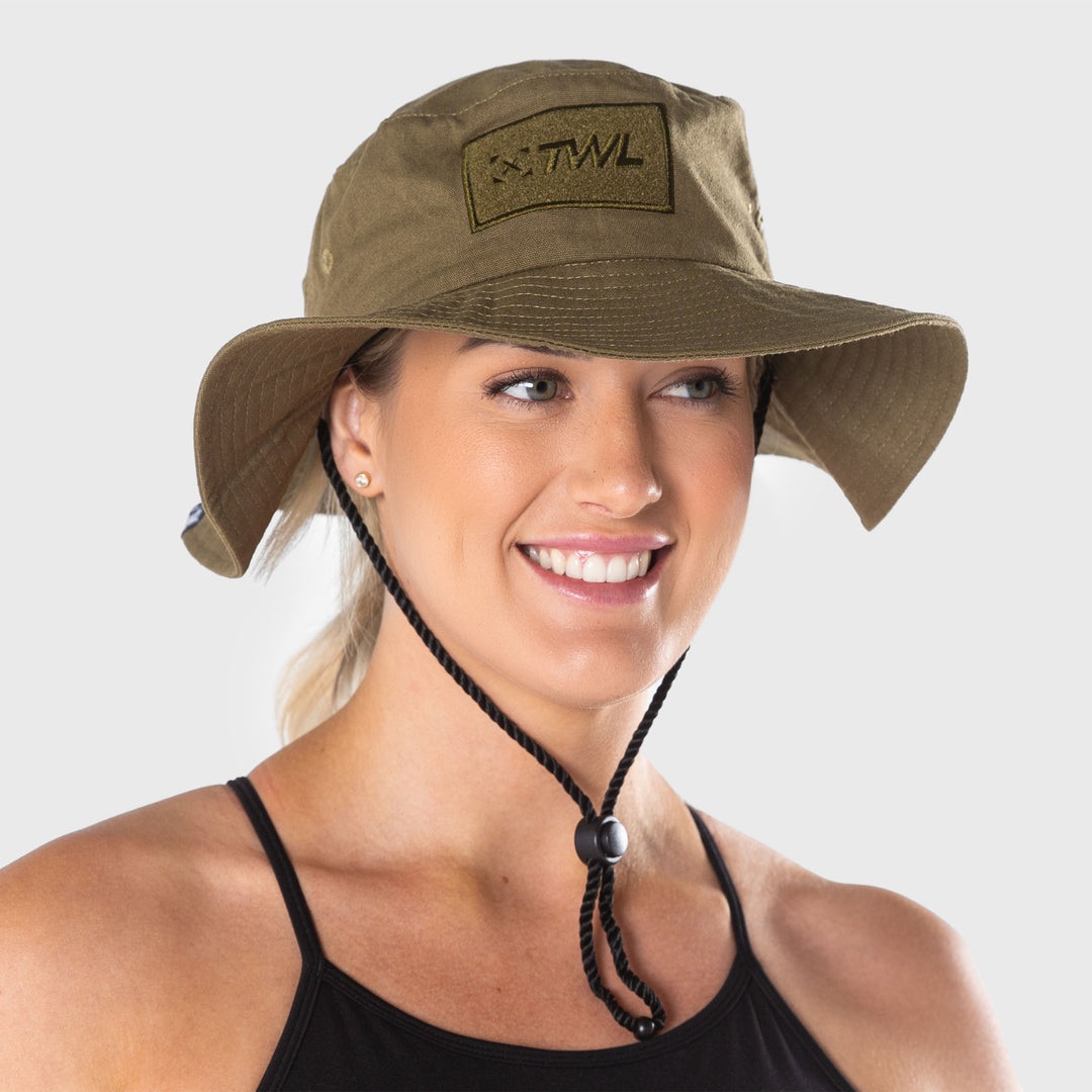 TWL - BOONIE HAT WITH VELCRO PATCH - OLIVE