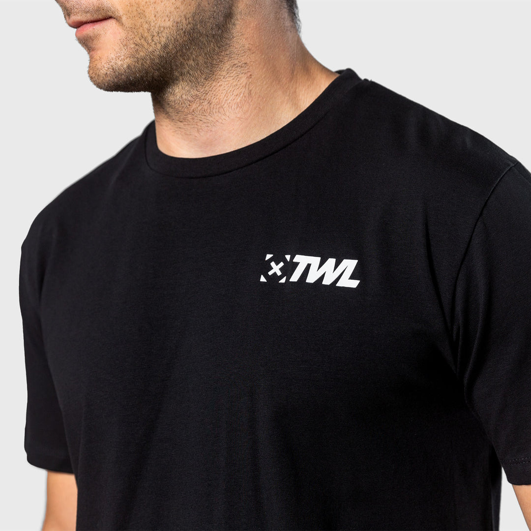 TWL - MEN'S EVERYDAY T-SHIRT SL - BLACK/WHITE