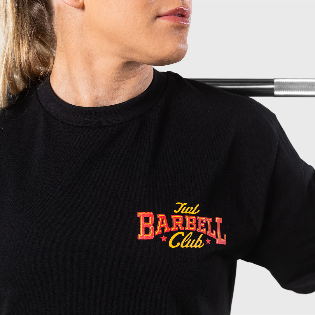 TWL - LIFESTYLE OVERSIZED T-SHIRT - BARBELL CLUB - UNTAMED - BLACK