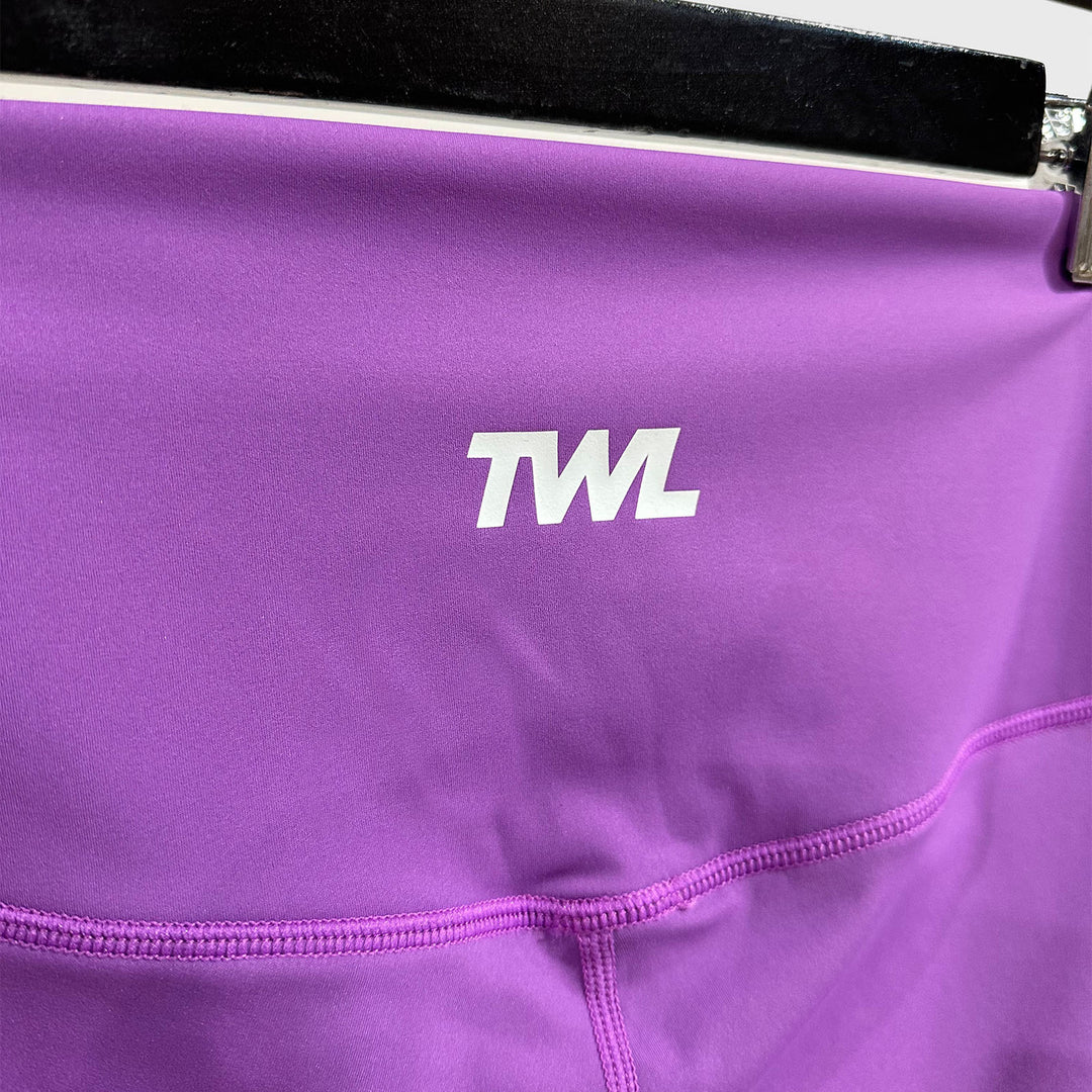 TWL - WOMEN'S HIGH WAISTED BALANCE SHORTS - IRIS/WHITE