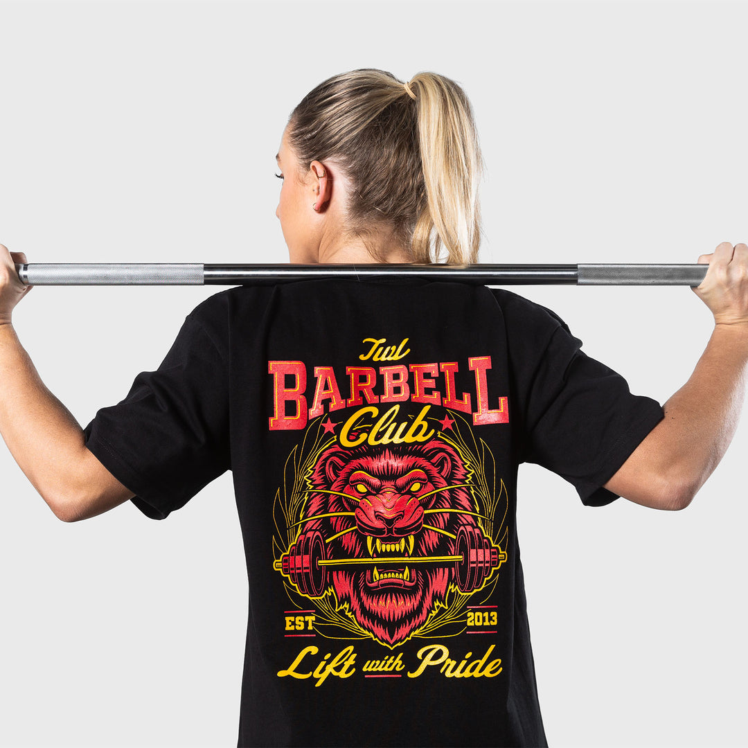 TWL - LIFESTYLE OVERSIZED T-SHIRT - BARBELL CLUB - UNTAMED - BLACK