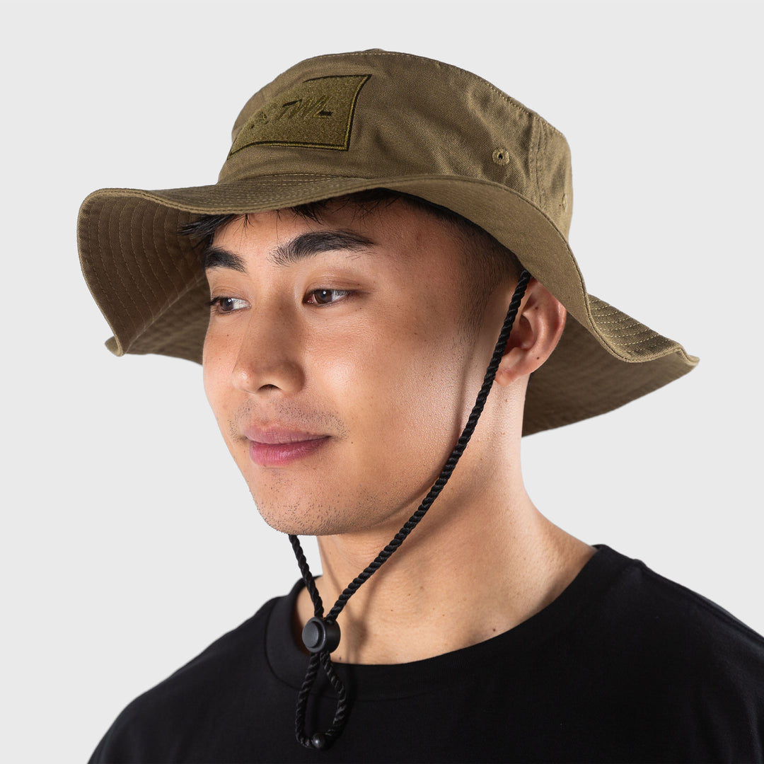 TWL - BOONIE HAT WITH VELCRO PATCH - OLIVE