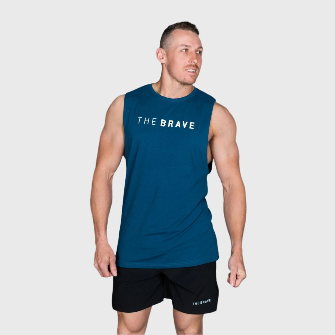 THE BRAVE - SIGNATURE TANK 2.0 - AIRFORCE BLUE