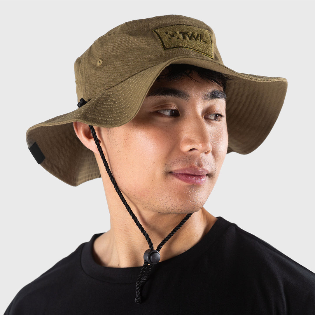 TWL - BOONIE HAT WITH VELCRO PATCH - OLIVE