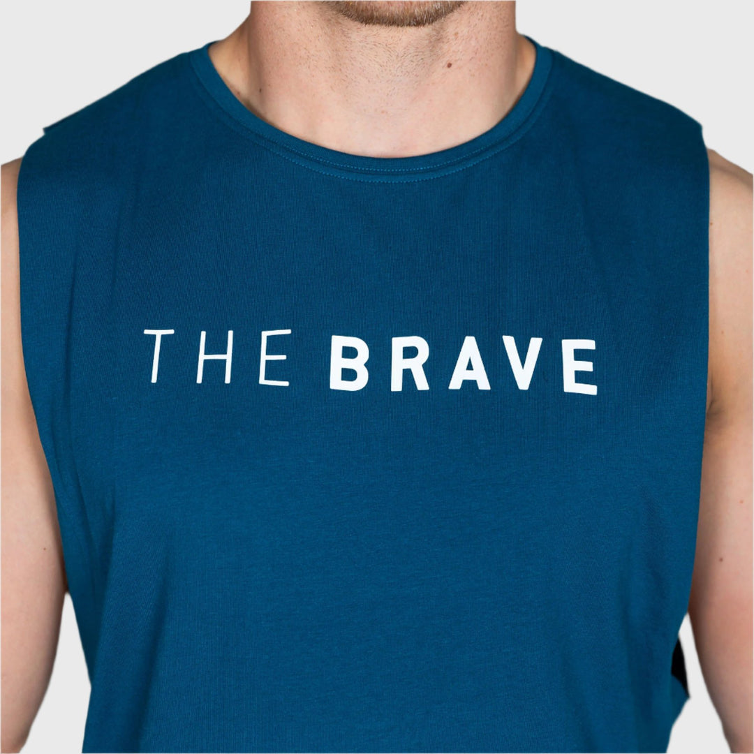 THE BRAVE - SIGNATURE TANK 2.0 - AIRFORCE BLUE