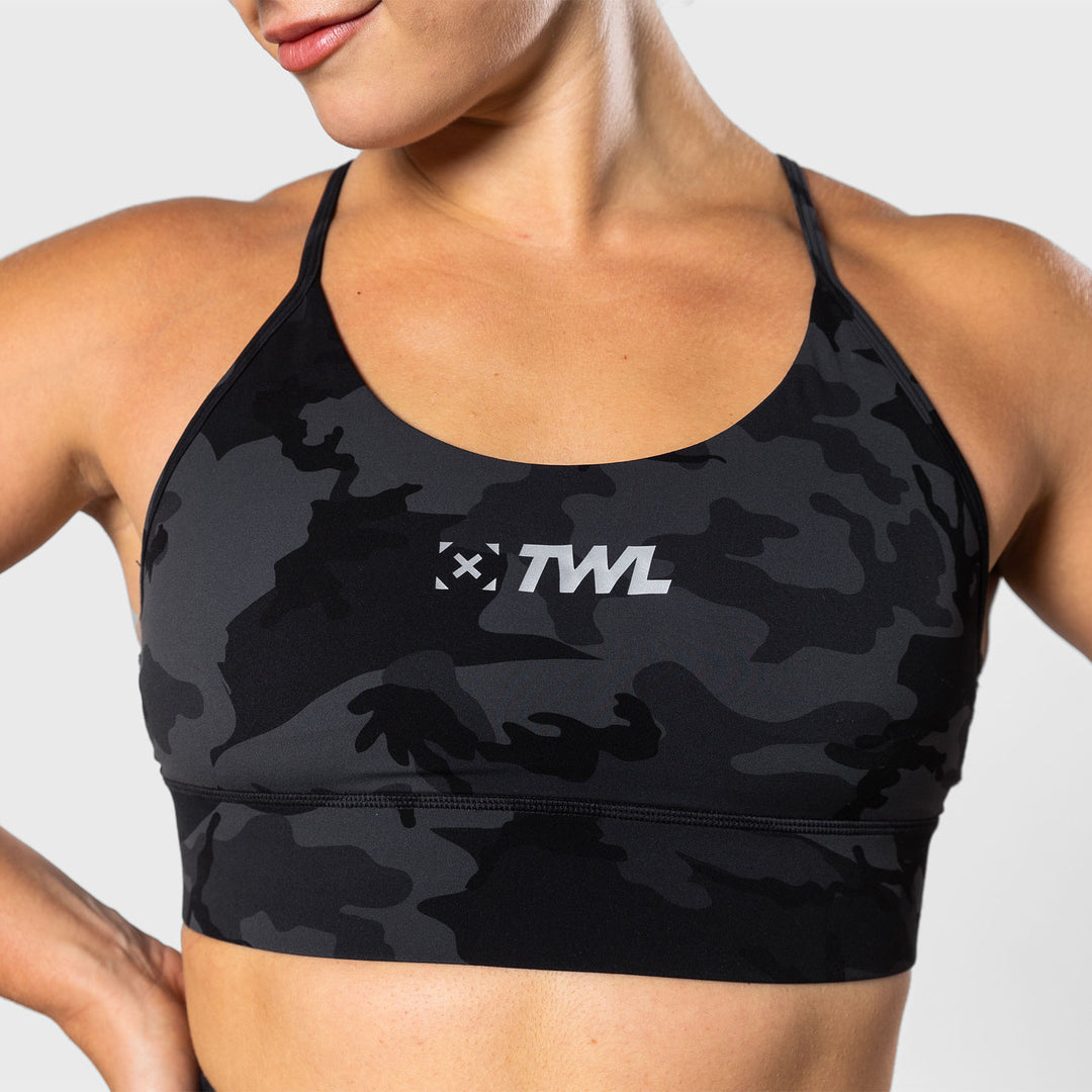 TWL - WOMEN'S PULSE BRA - BLACK CAMO