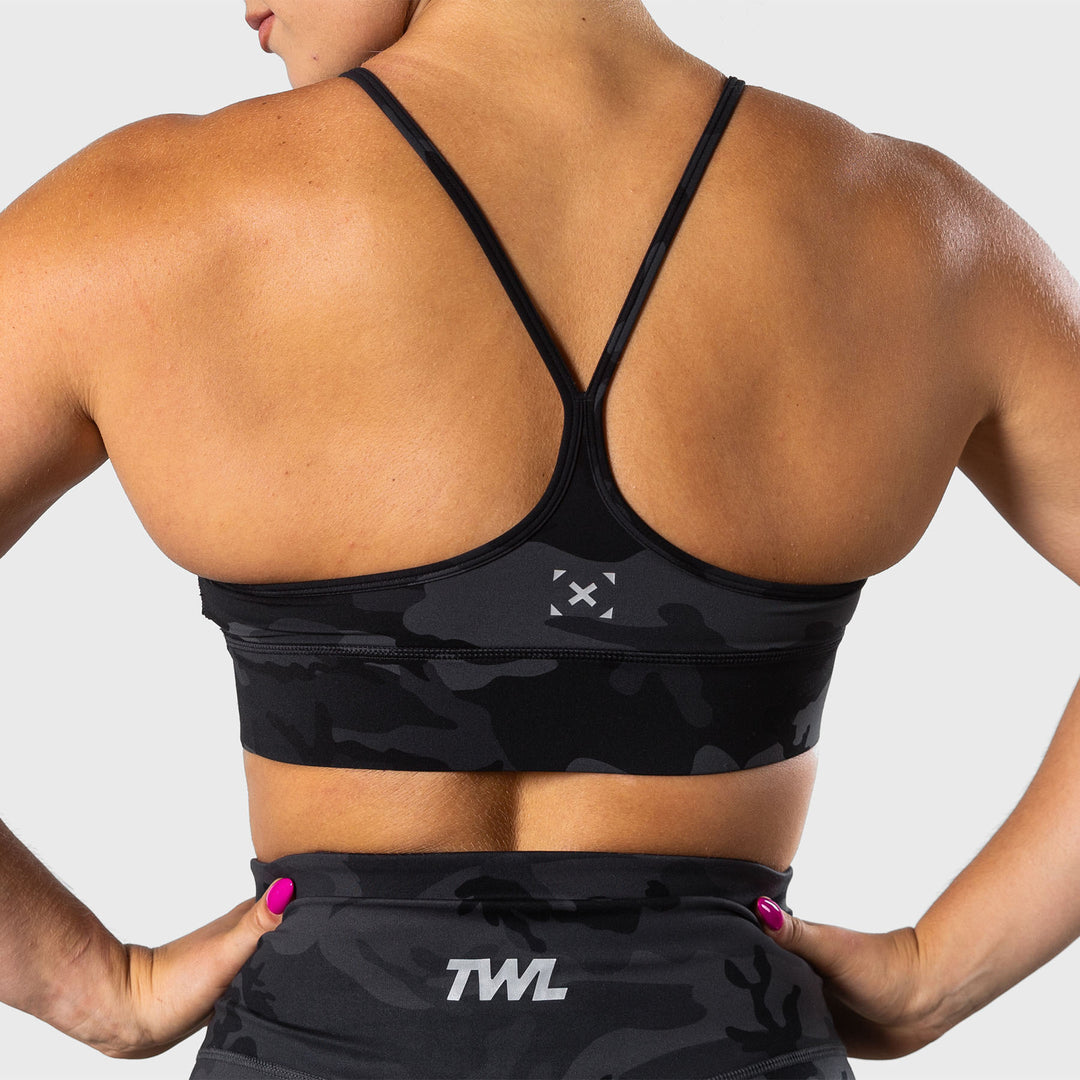 TWL - WOMEN'S PULSE BRA - BLACK CAMO