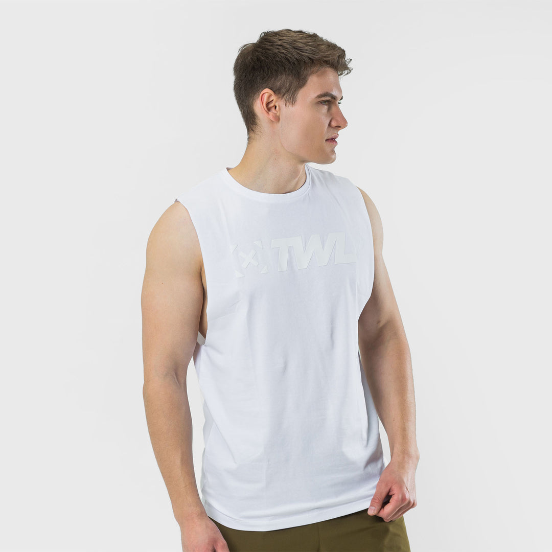 TWL - MEN'S EVERYDAY MUSCLE TANK - TRIPLE WHITE