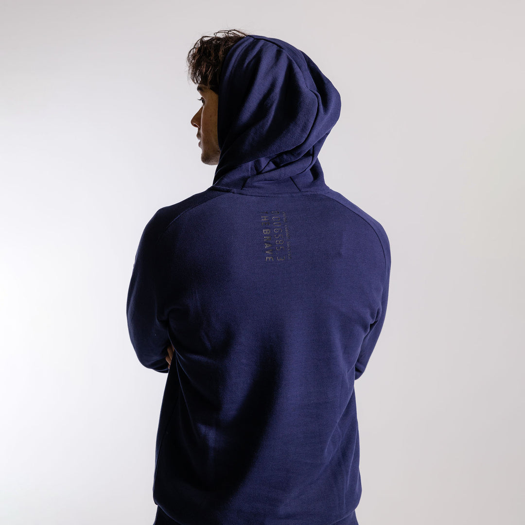 THE BRAVE - MENS SIGNATURE OVERHEAD HOODIE 2.0 - DARK NAVY