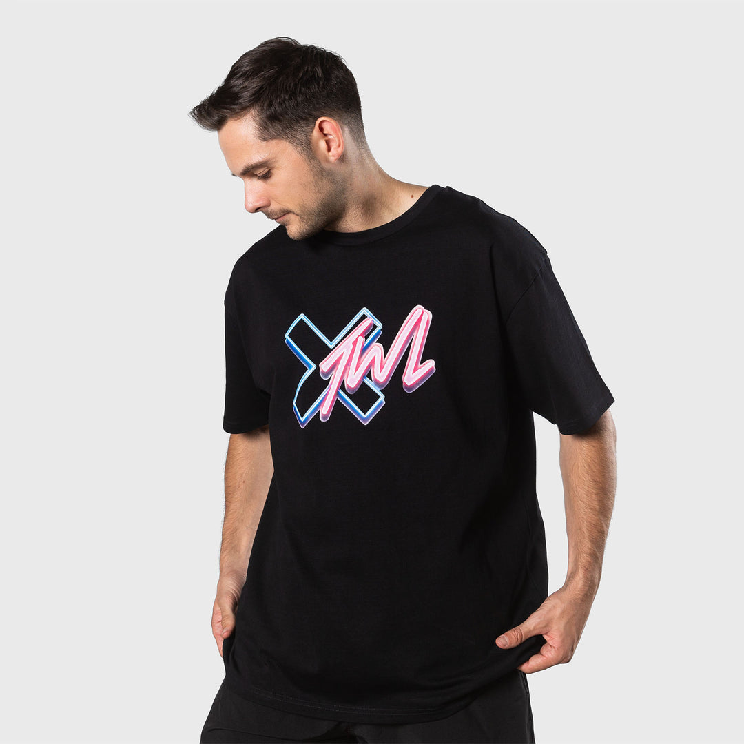 TWL - LIFESTYLE OVERSIZED T-SHIRT - BLACK/NEON