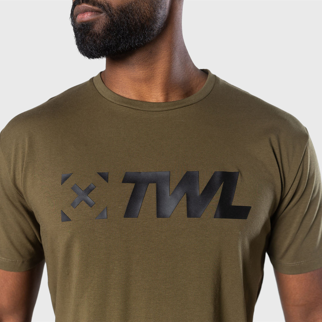 TWL - MEN'S EVERYDAY T-SHIRT - UNIFORM GREEN/BLACK