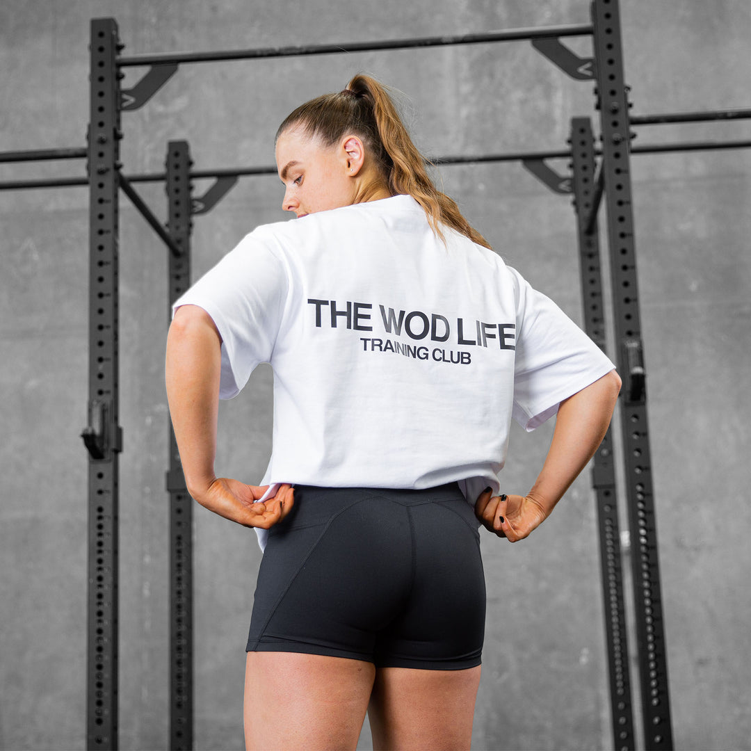 TWL - LIFESTYLE OVERSIZED T-SHIRT - WHITE/BLACK TRAINING CLUB