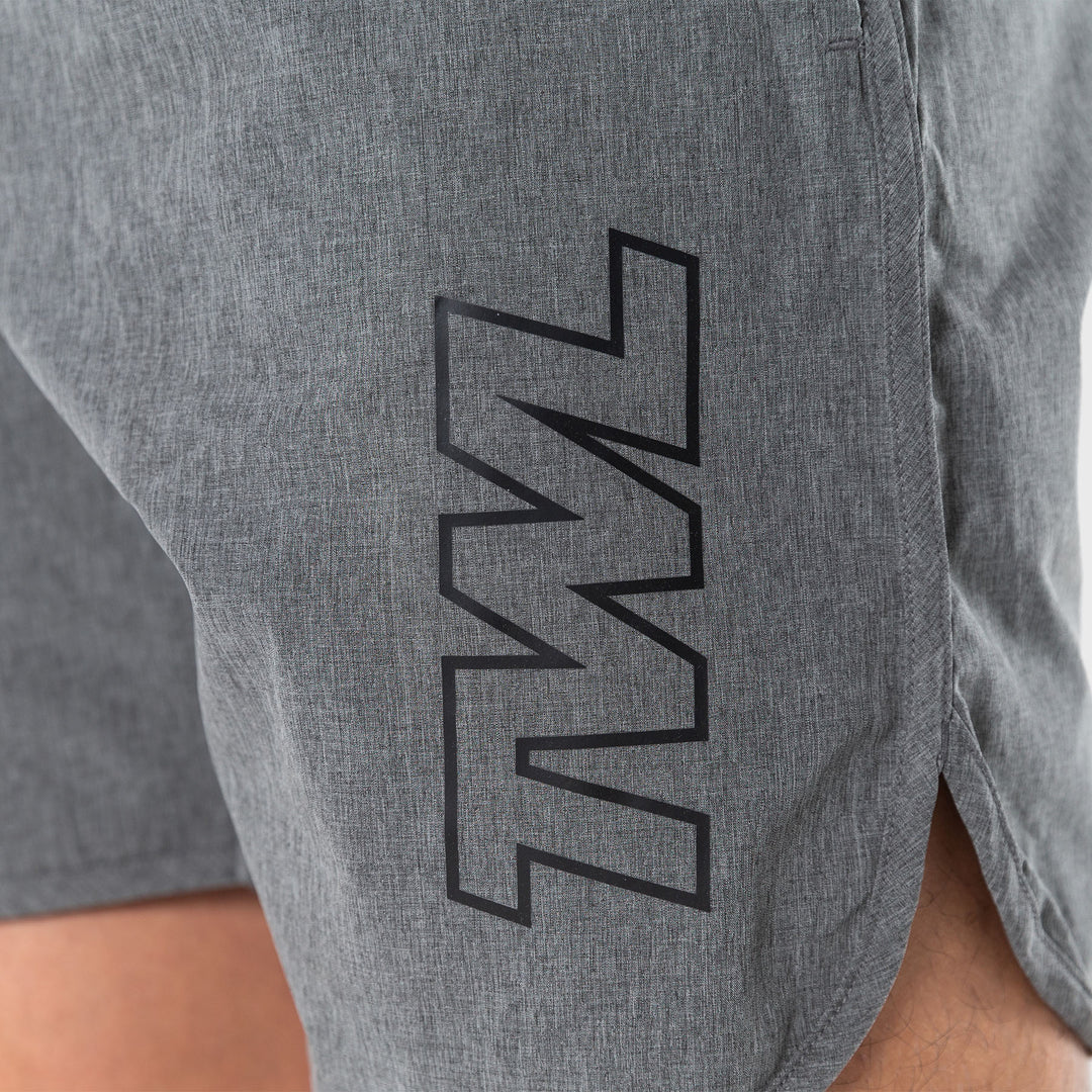 TWL - MEN'S FLEX SHORTS - ATHLETE - CHARCOAL MARL/BLACK