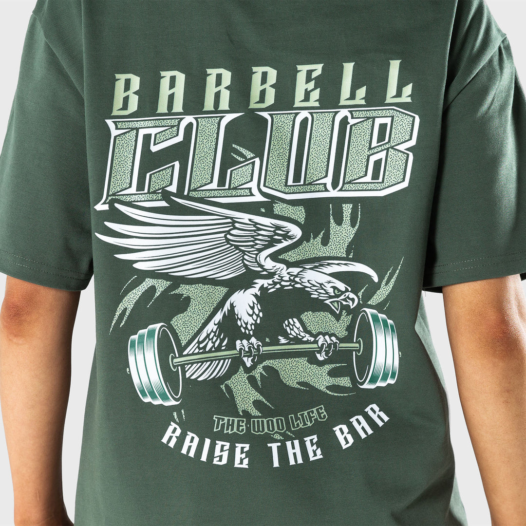 TWL - BARBELL CLUB LIFESTYLE OVERSIZED T-SHIRT - SAGE