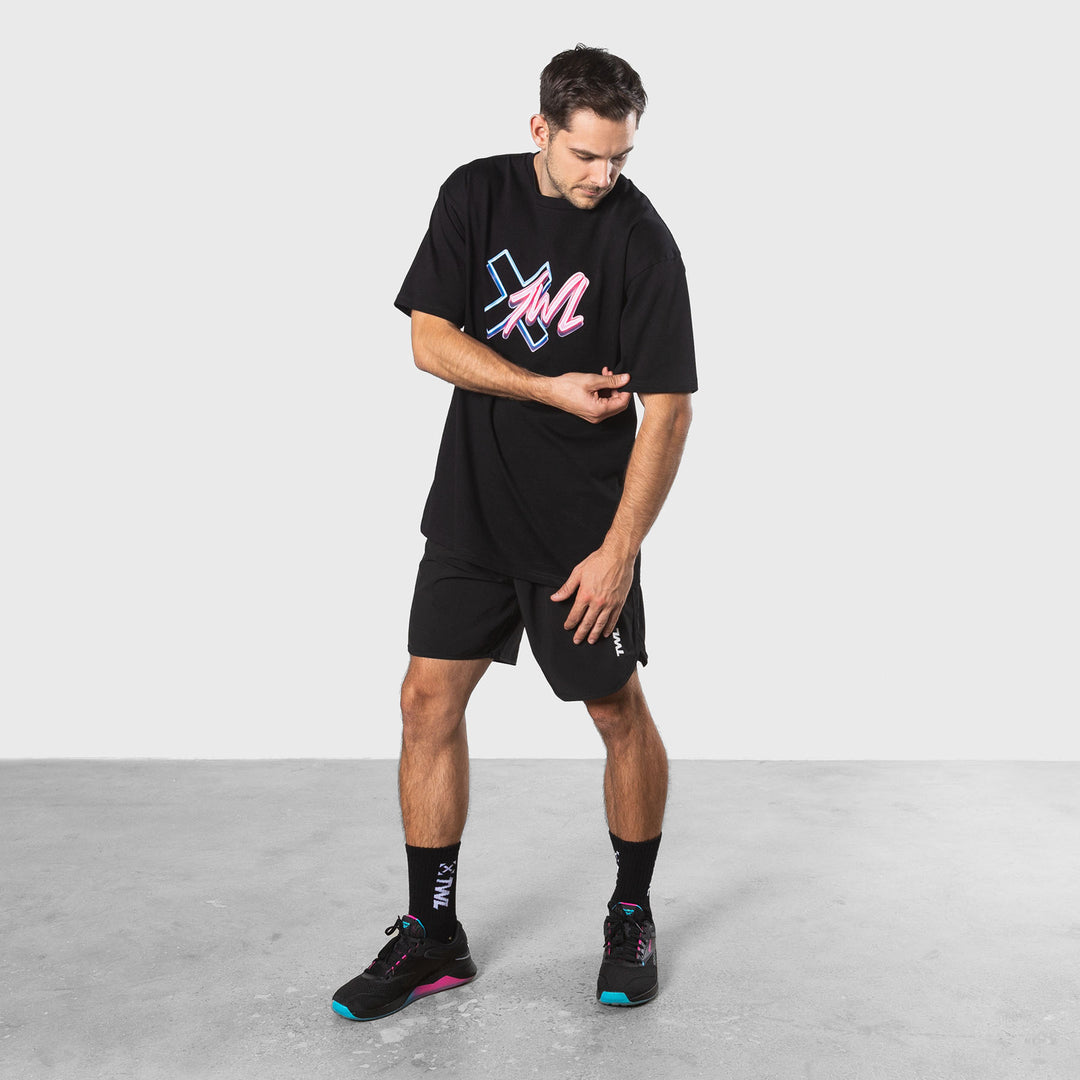 TWL - LIFESTYLE OVERSIZED T-SHIRT - BLACK/NEON