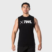 TWL - Everyday Muscle Tank - BLACK/WHITE