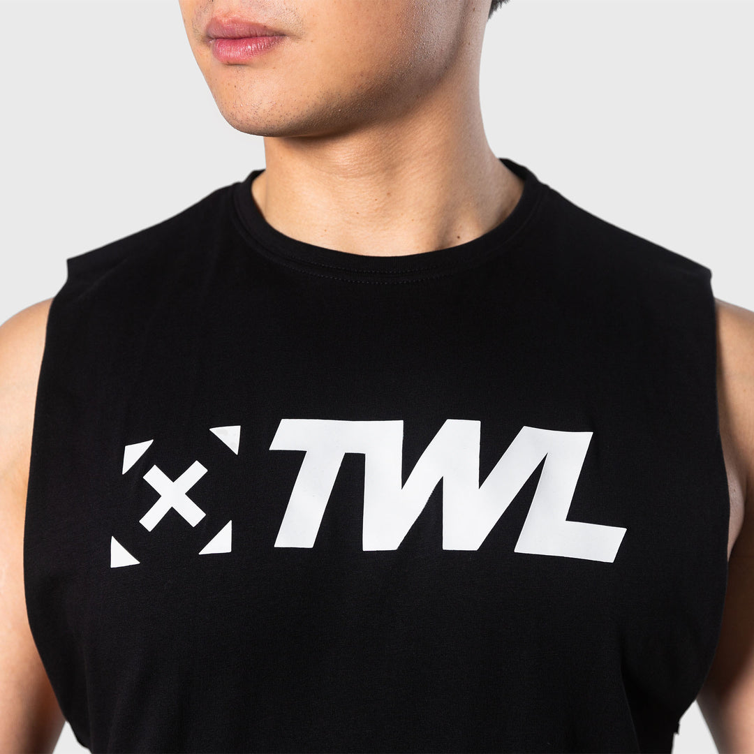 TWL - Everyday Muscle Tank - BLACK/WHITE