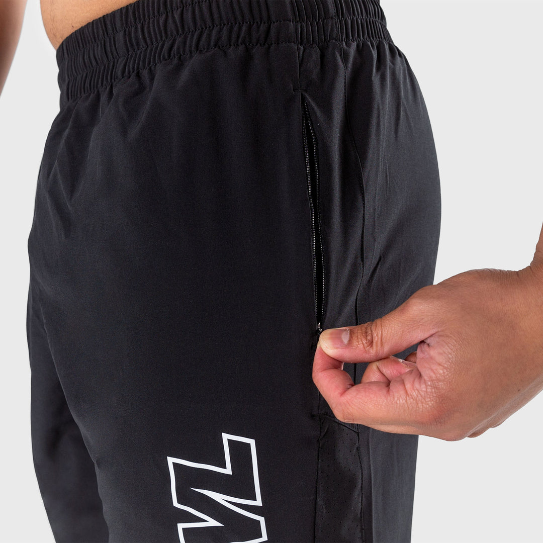 TWL - MEN'S REP SHORTS - ATHLETE - BLACK/WHITE