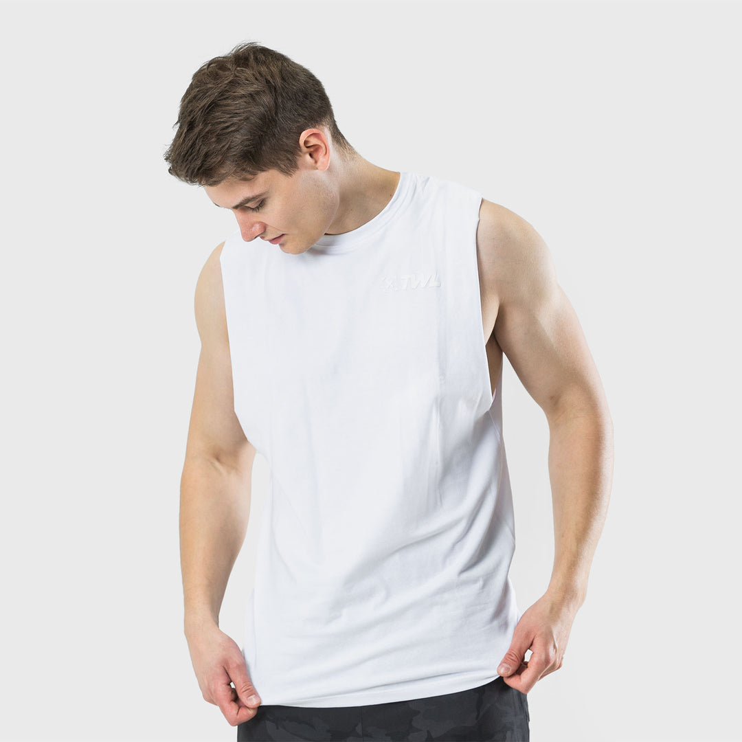 TWL - MEN'S EVERYDAY MUSCLE TANK SL - TRIPLE WHITE