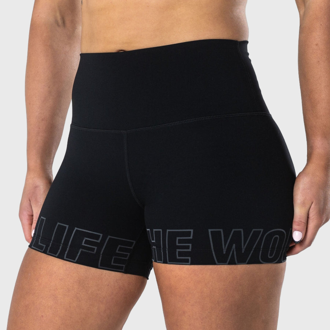 TWL - WOMEN'S HIGH WAISTED BALANCE SHORTS - OBSIDIAN