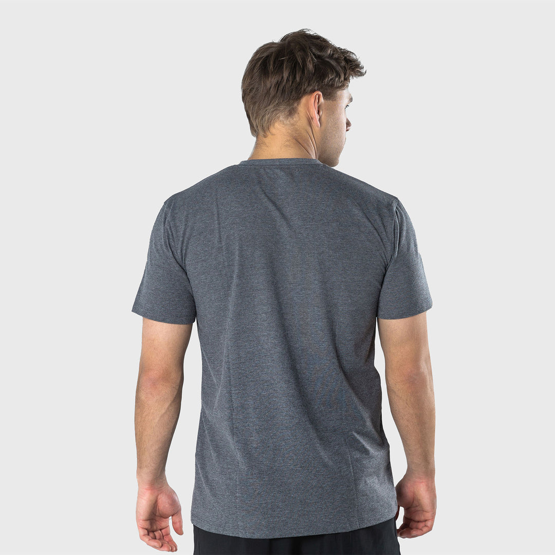 TWL - Men's Everyday T-Shirt - CHARCOAL MARL/BLACK