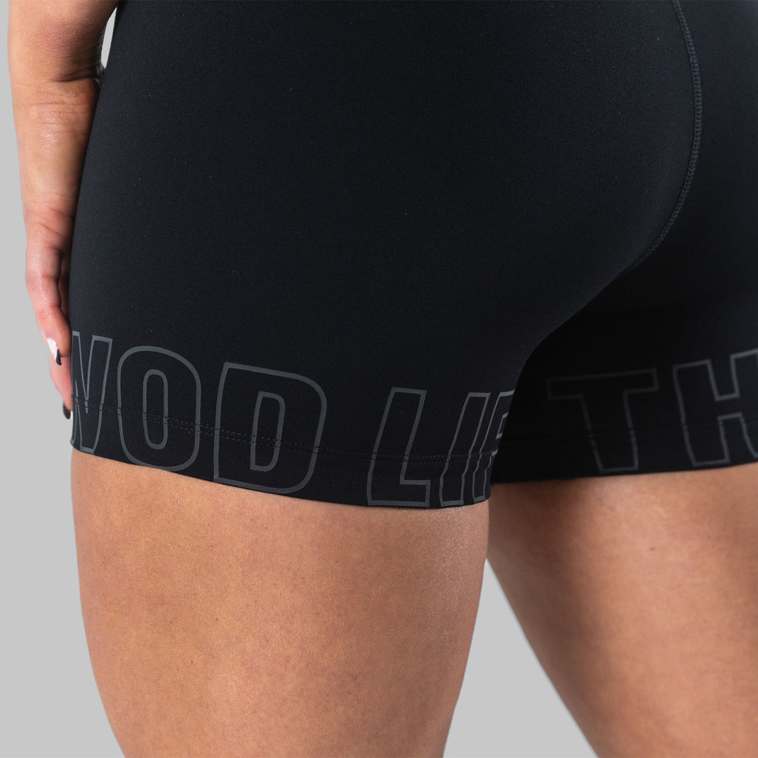 TWL - WOMEN'S HIGH WAISTED BALANCE SHORTS - OBSIDIAN