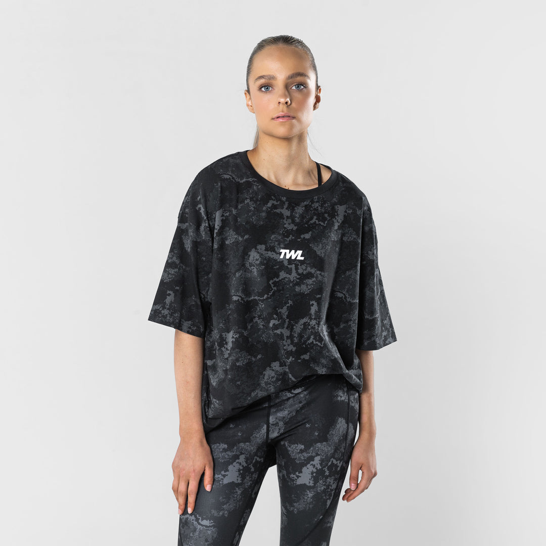 TWL - OVERSIZED T-SHIRT - BLACK ONYX